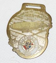1924 US Army Airship Port Belleville IL Watch Fob (1 of 2)