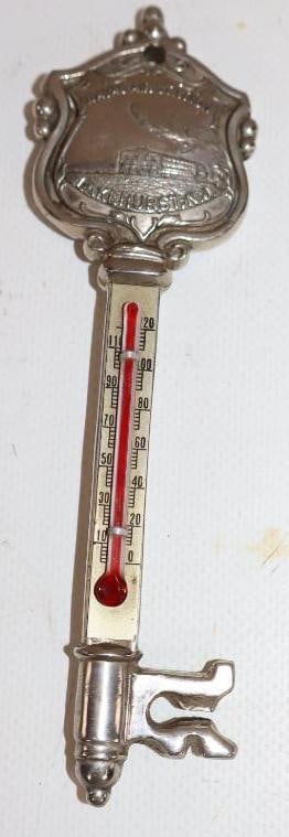 Naval Airstation Lakehurst NJ Souvenir Key Thermometer: 5.5" x 1.5"