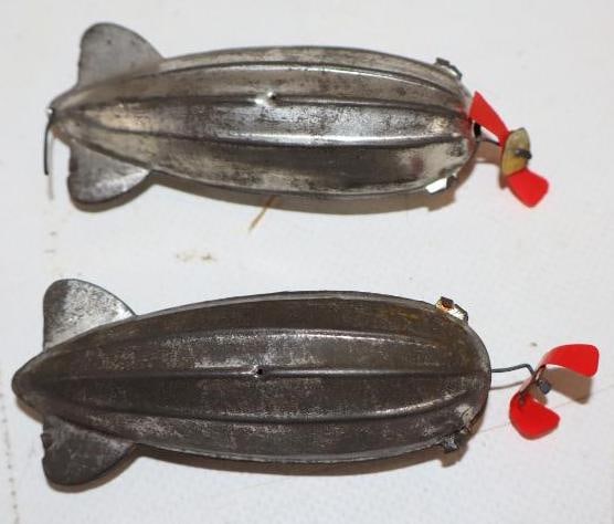 Group of 2 Primitive Zeppelin Shaped Toys from Japan (1 of 2)
