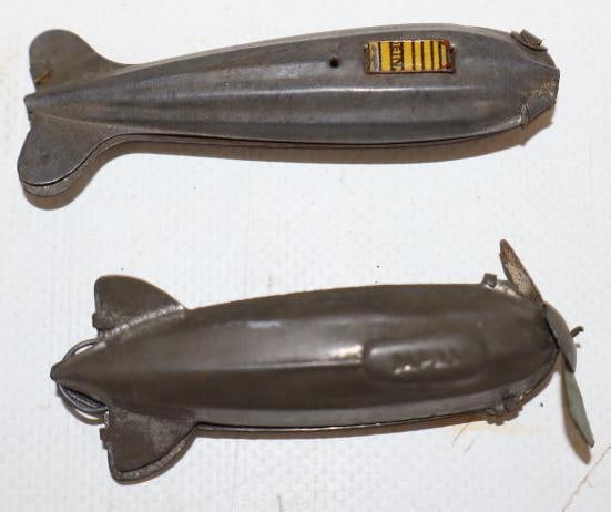 Group of 2 Primitive Zeppelin Shaped Toys from Japan (1 of 2)