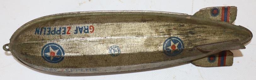 Graf Zeppelin Tin Diregible Shaped Toy (1 of 2)