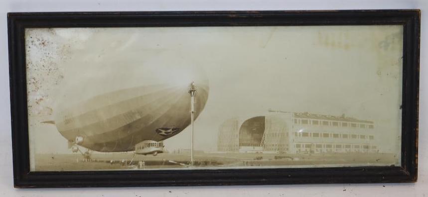 Early US Navy Diregible Framed Photo (1 of 4)