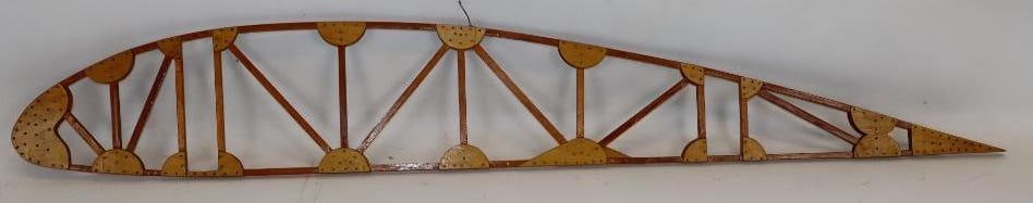 Antique Model Airplane Wing Ribbed Section (1 of 2)