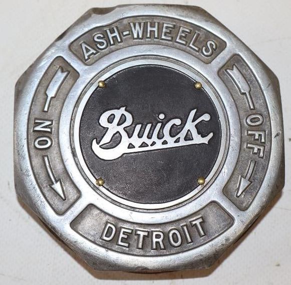 Embossed Buick Aluminum Threaded Automobile Hubcap (1 of 2)