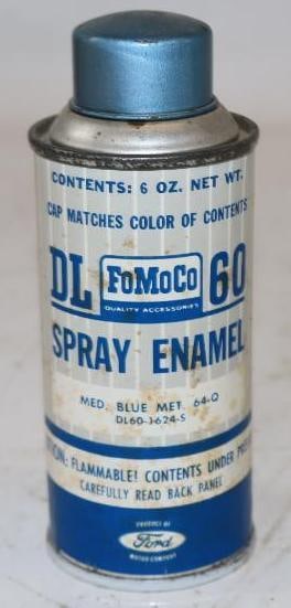Ford Motor Company DL 60 Enamel Spray Paint Can (1 of 2)