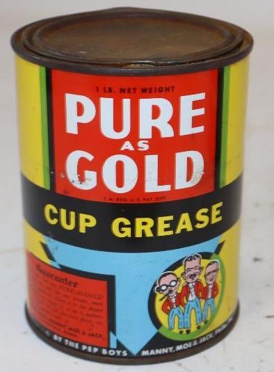 Pure as Gold, Pet Boys 1 Lb Cup Grease Can (1 of 2)