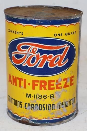 Ford Antifreeze 25 Cent Pricer Metal Oil Can (1 of 2)