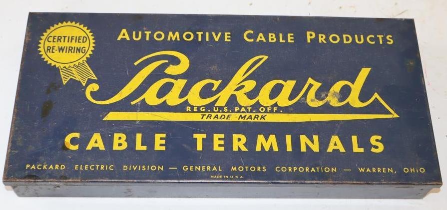 GM Packard Electric Division Cable Terminal Advertising Countertop Display Case (1 of 3)