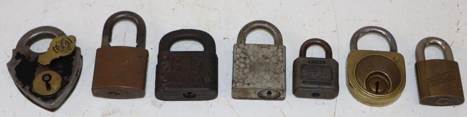 Group of 7 Craftsmen, Etfraim, Eagle and Yale Padlocks (1 of 5)