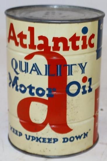 Atlantic Quality 1 Quart Metal Oil Can with Ridges (1 of 2)