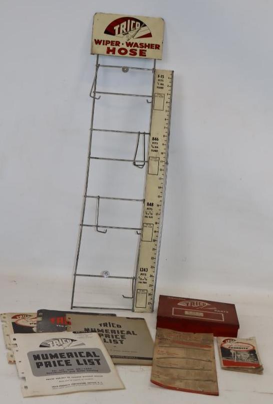 Group of 8 Trico Wiper Blade Display Rack, Parts Case & 6 Catalogs and Brochures (1 of 10)
