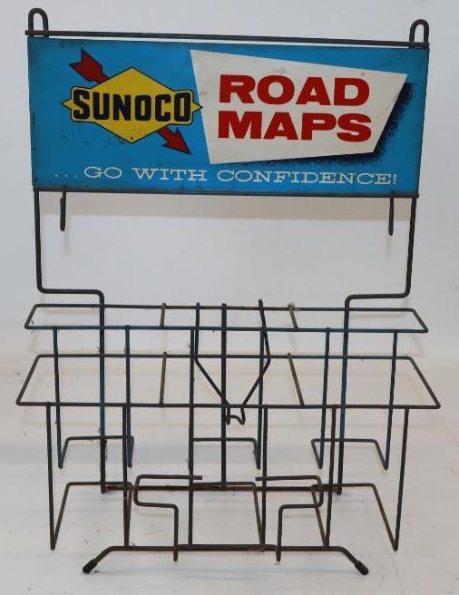 Sunoco Road Maps "Go With Confidence" Map Rack (1 of 4)
