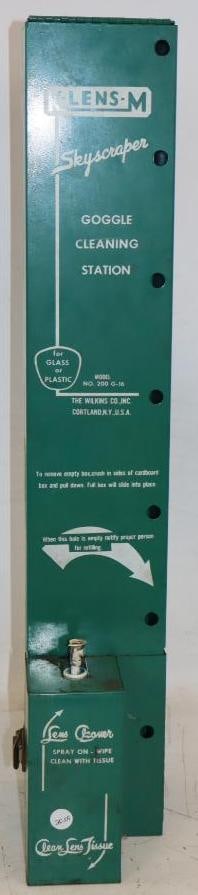 K-Lens-M Skyscraper Industrial Goggle Cleaning Station and Sprayer: 28.5" x 5" x 8"