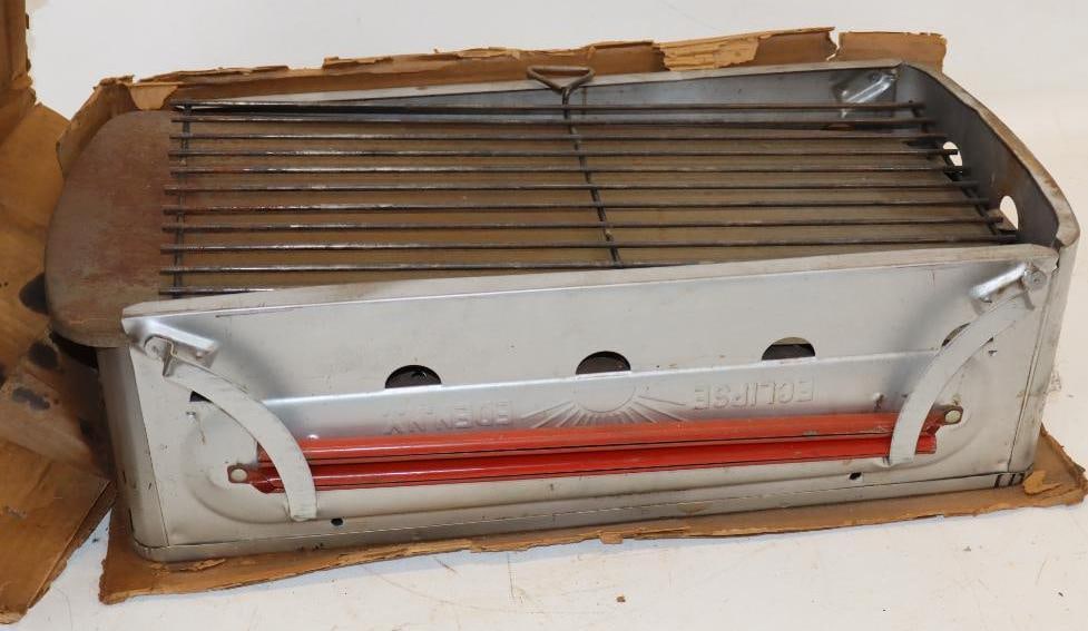 Eclipse Metal Folding Picnic Grill in Original Box: 13" x 24" x 8" box is very fragile