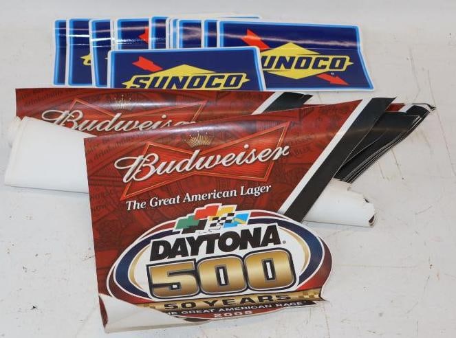Group of 29 Sonoco & Budweiser Advertising Race Stickers (1 of 5)
