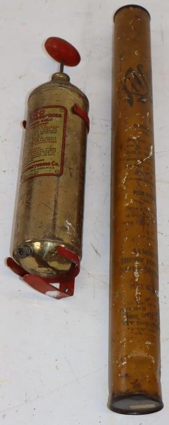 Group of 2 Ero and Kilfyre Advertising Fire Extinguishers (1 of 5)