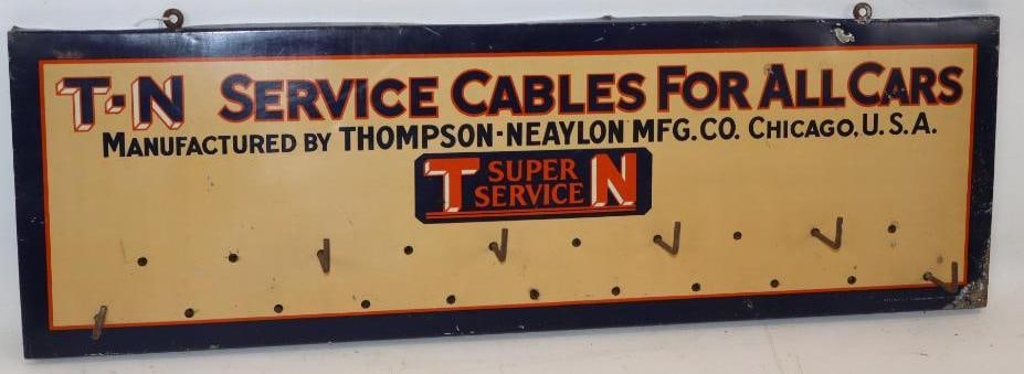 T-N Service Cables Framed Hanging Advertising Display Rack (1 of 2)