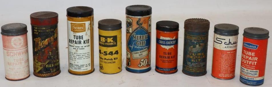 Group of 10 Different Tire Tube Repair Patch Kits (1 of 5)