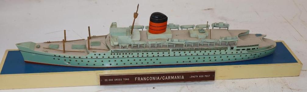 Franconia Cruise Ship Wooden Scale Model (1 of 5)