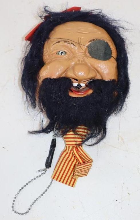 BiBi Laffun Pirate Head Original Peter Figurine: 6.5" x 11" x 4"