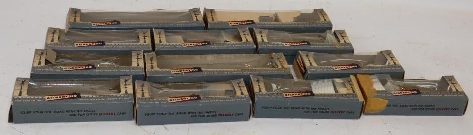 Group of 12 Gilbert HO Scale Model Train Boxes (1 of 7)