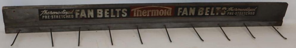 Thermoid Fan Belts Wooden Advertising Display Rack (1 of 6)