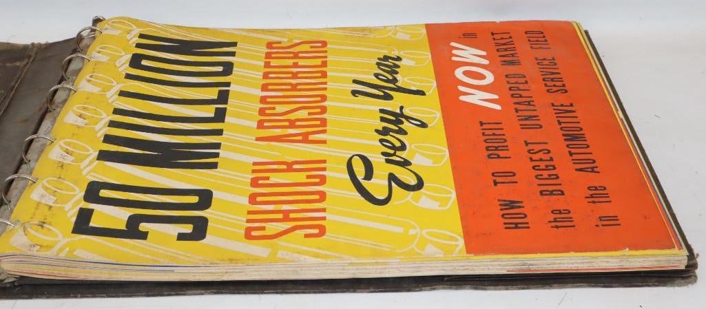 Monroe 28 Page Carboard Advertisement Sales Book: 19" x 26" x 1.5"