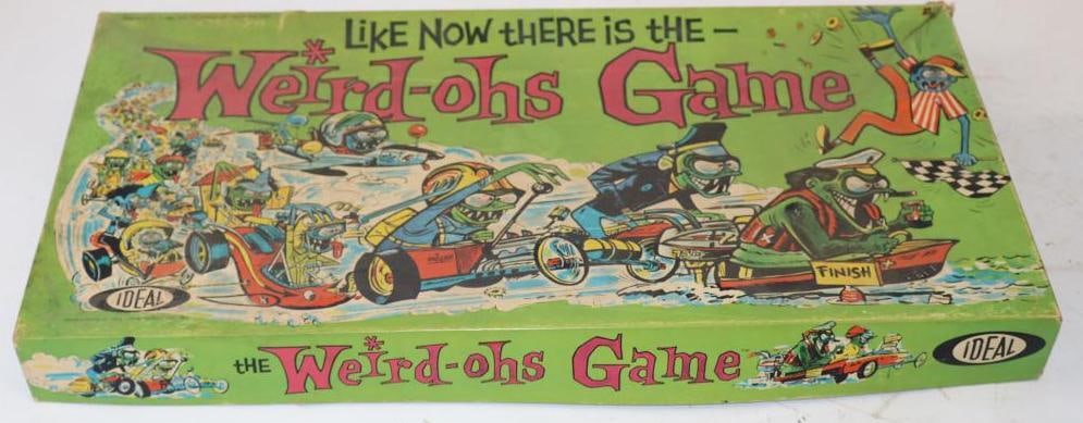 1964 Like It Now There is the Weirdos Board game: Appears to be complete. 19.5" x 10" x 2"