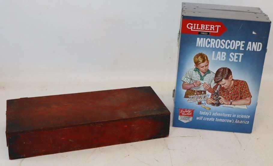 Group of 2 Gilbert Tool Chest and Microscope Lab Set (1 of 6)