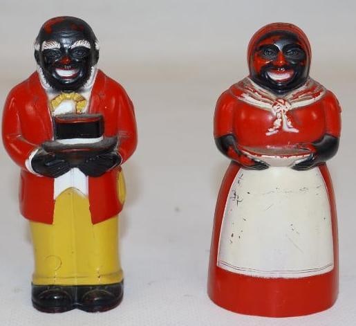 Group of 2 Uncle Mose and Aunt Jemima Salt and Pepper Shakers (1 of 3)