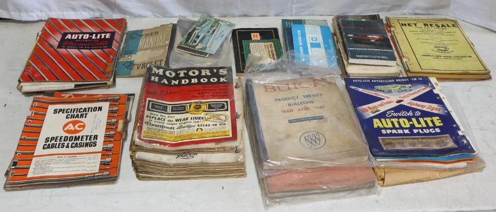 Variety of Automotive Literature and Manuals (1 of 3)