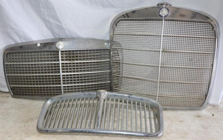 Group of 3 Grilles- 2 Mercedes and 1 Jaguar (1 of 5)