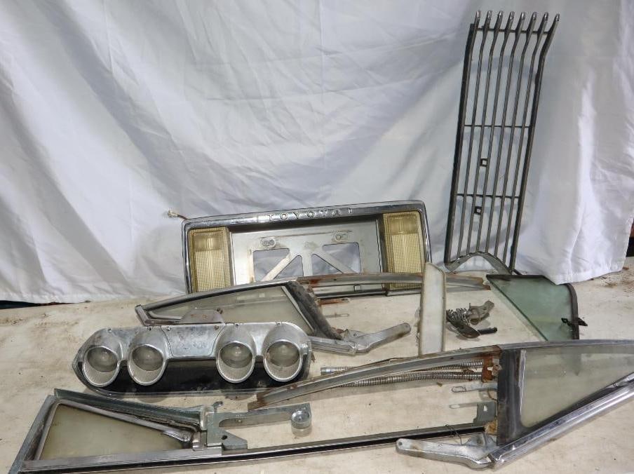 1965 Mercury Gauge Cluster, Side Vent Windows, Toyota Truck Light Bezel (1 of 5)