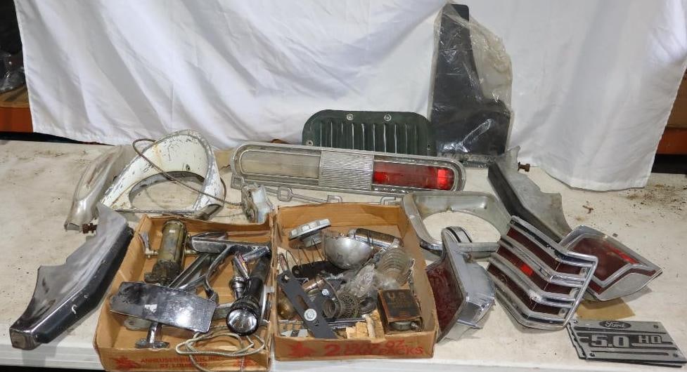 Large Group of Taillights Bumper Guards Headlights and Emblems (1 of 6)