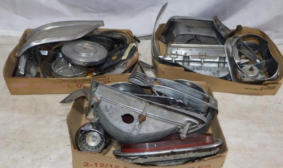 Large lot of 1950s and 1960s Oldsmobile, Cadillac and Buick Gauges, Lights and Trim (1 of 7)