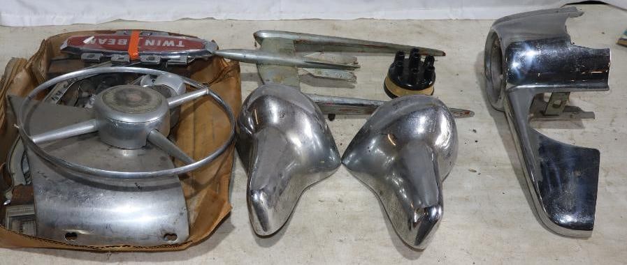 Brightwork, Trim, Hood Ornaments From Kaiser, Pontiac, Ford, Cadillac and Dodge (1 of 8)