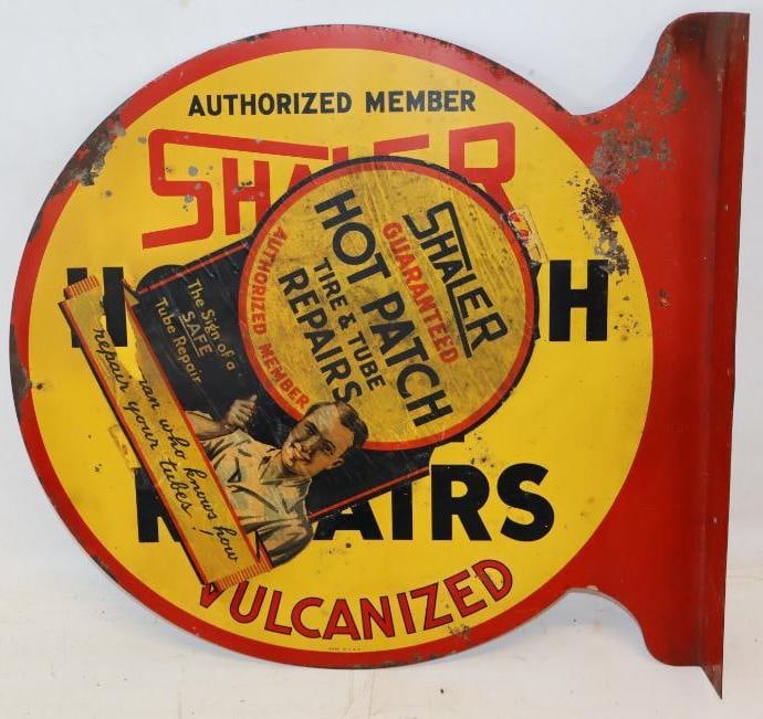 Shaler Tire Tube Repair DST Flange Sign (1 of 10)