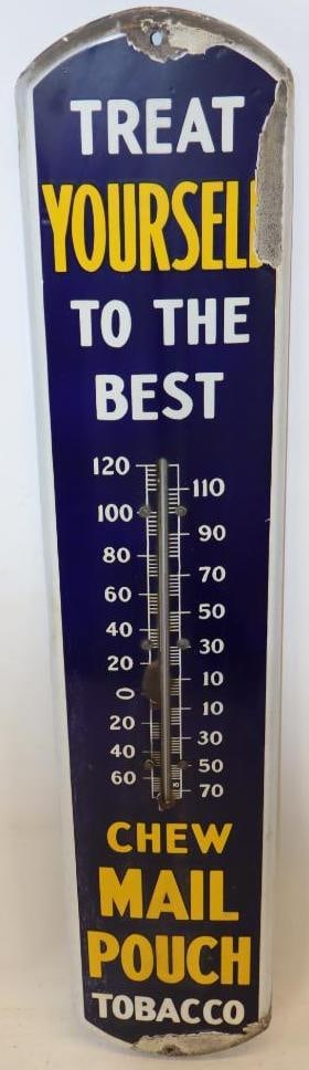 Porcelain Mail Pouch Tobacco Thermometer (1 of 9)