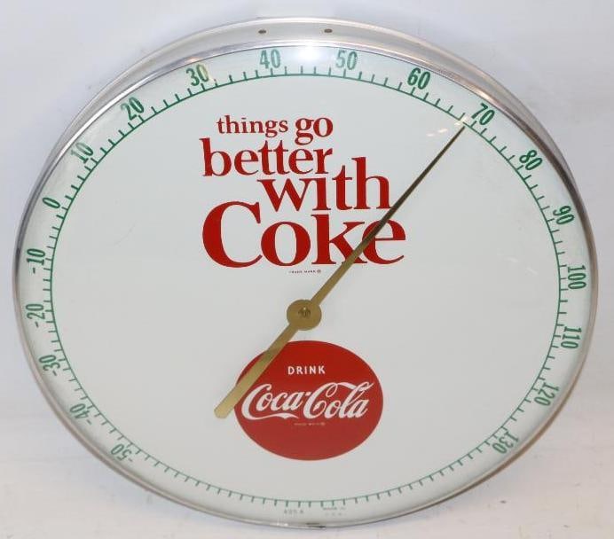 Drink Coca-Cola Round Dial Thermometer (1 of 6)