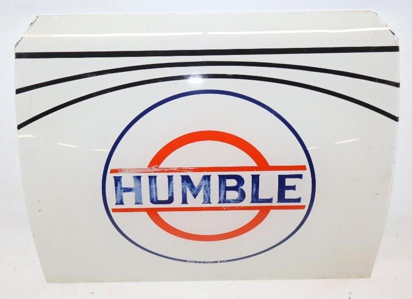 Humble National A-38 Gas Pump Ad Glass Lens (1 of 6)