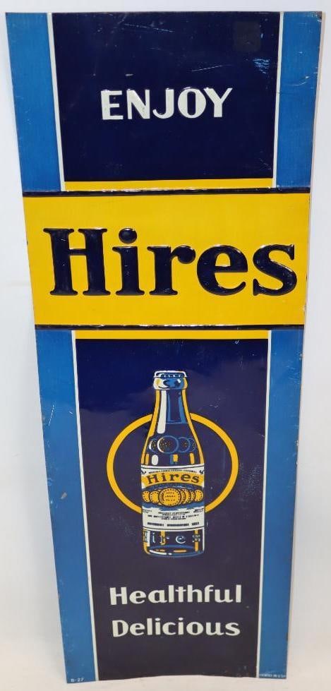 Enjoy Hires Root Beer Embossed SST Sign (1 of 8)