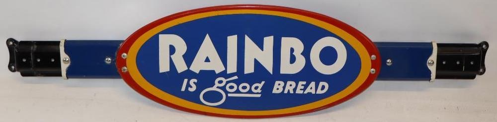Rainbo Bread Advertising Door Push Sign (1 of 8)