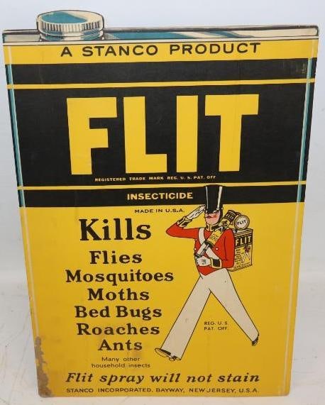 Flit Spray Can Shaped Countertop Cardboard Display (1 of 5)