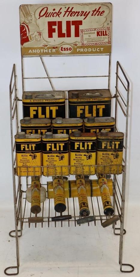 Esso Flit Insect Spray Can Display Rack (1 of 11)