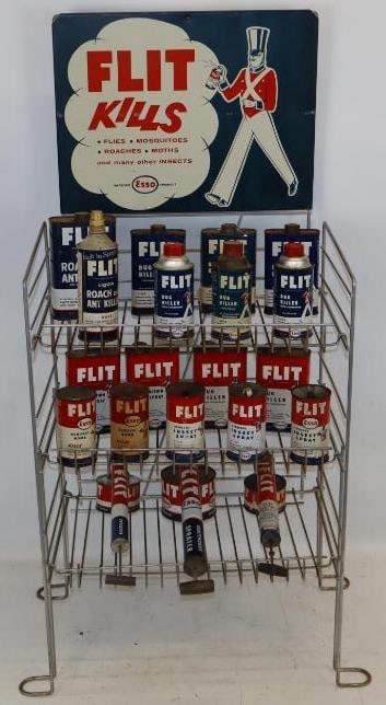 Esso Flit Insect Spray Can Display Rack (1 of 14)