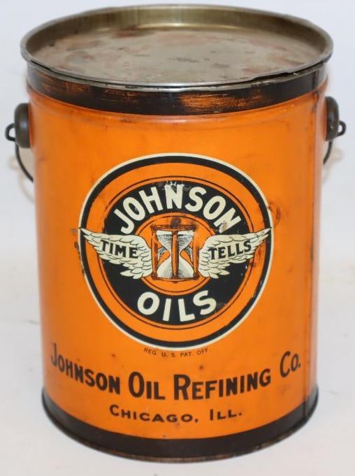 Johnson Time Tells 5lb Grease Can (1 of 8)