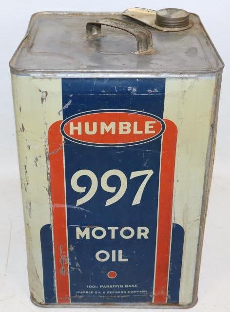 Humble 997 5 Gallon Motor Oil Can (1 of 14)