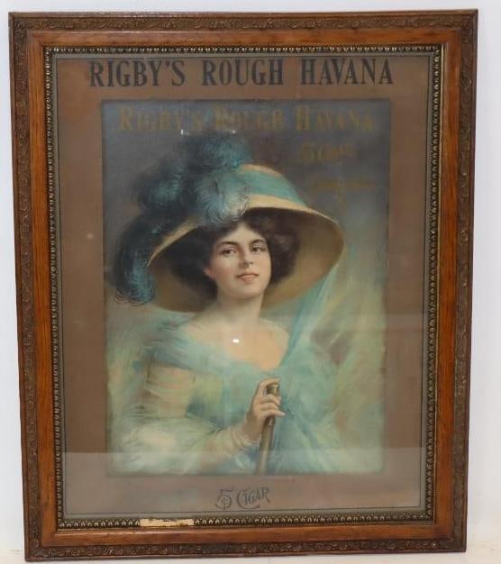 Rigby's Rough Havana Cigar Framed Artwork (1 of 8)
