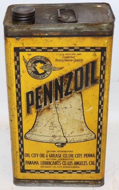 Early Pennzoil 1 Gallon Motor Oil Can (1 of 10)