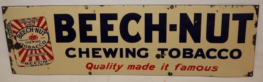 Beechnut Tobacco SSP Porcelain Sign (1 of 6)